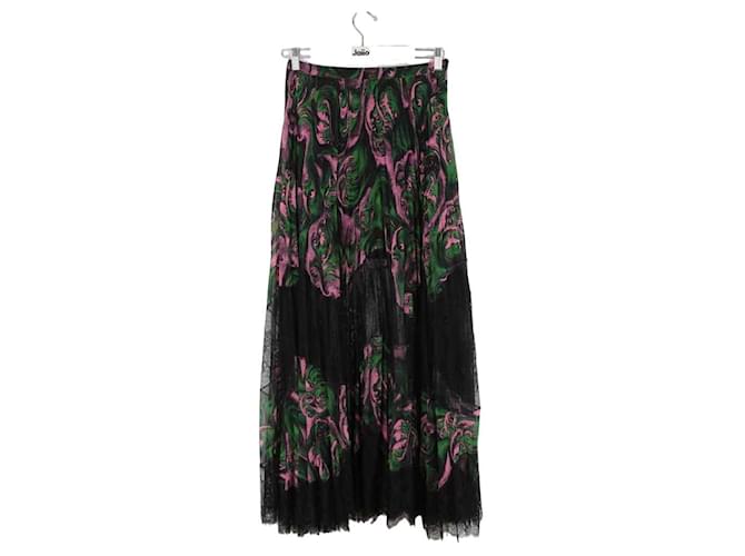 Alexander Mcqueen Green skirt Polyester  ref.1382423