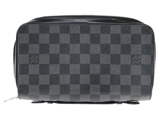 Louis Vuitton Zippy XL Black Cloth  ref.1382437