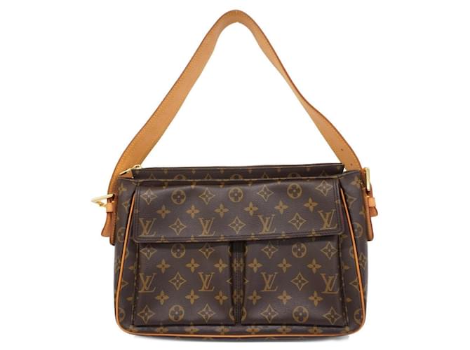 Louis Vuitton Viva Cité Braun Leinwand  ref.1382516