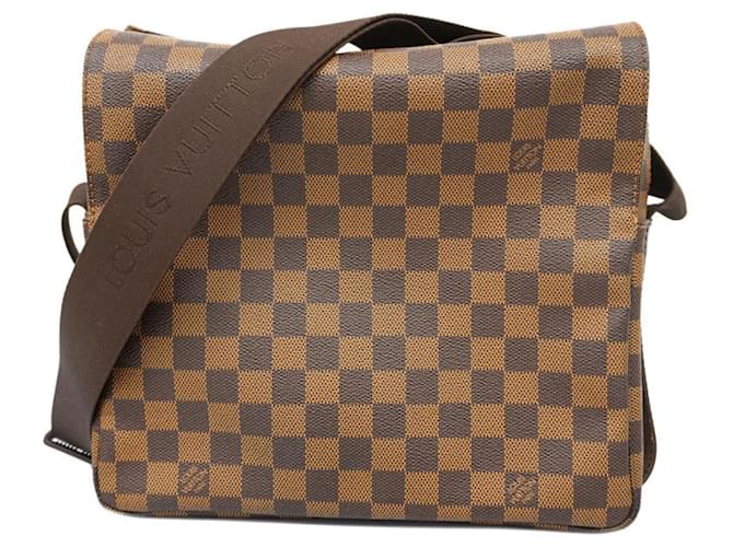 Louis Vuitton Naviglio Brown Cloth  ref.1382549