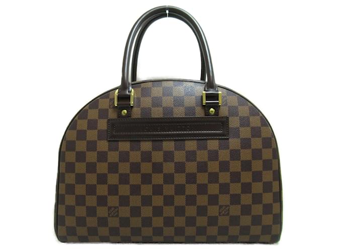 Louis Vuitton Nolita Marrom Lona  ref.1382573