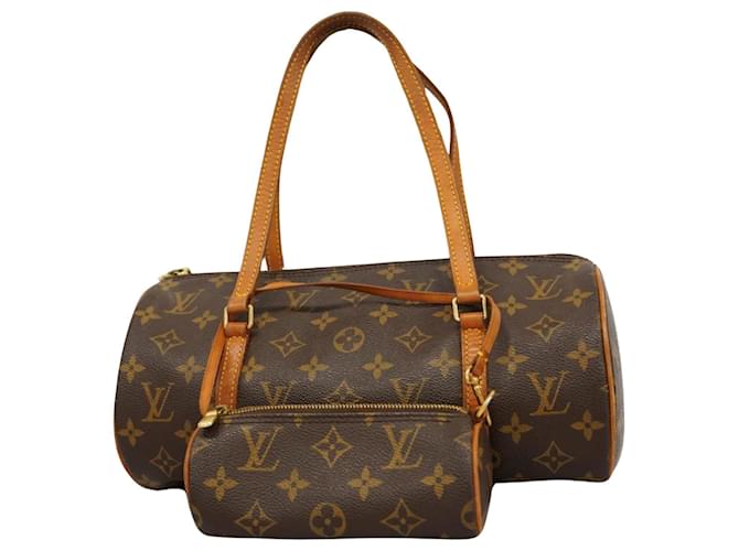 Louis Vuitton Papillon 26 Castaño Lienzo  ref.1382584