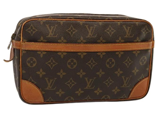 Louis Vuitton Compiègne 28 Marrone Tela  ref.1382593