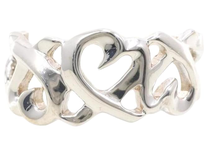 Tiffany & Co Coração amoroso triplo Prata Prata  ref.1382598