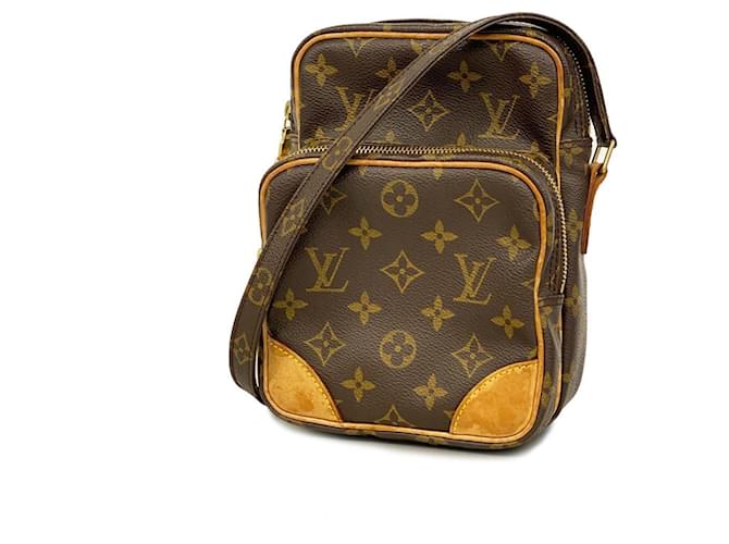 Louis Vuitton Amazon Marrom Lona  ref.1382624