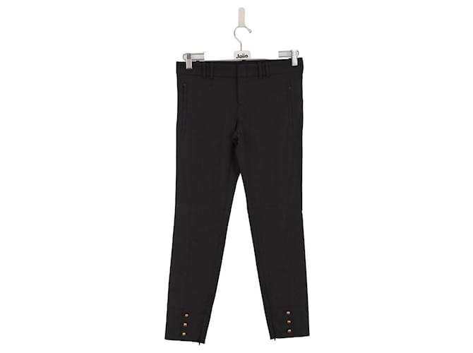 Gucci Black skinny pants Polyester  ref.1382647