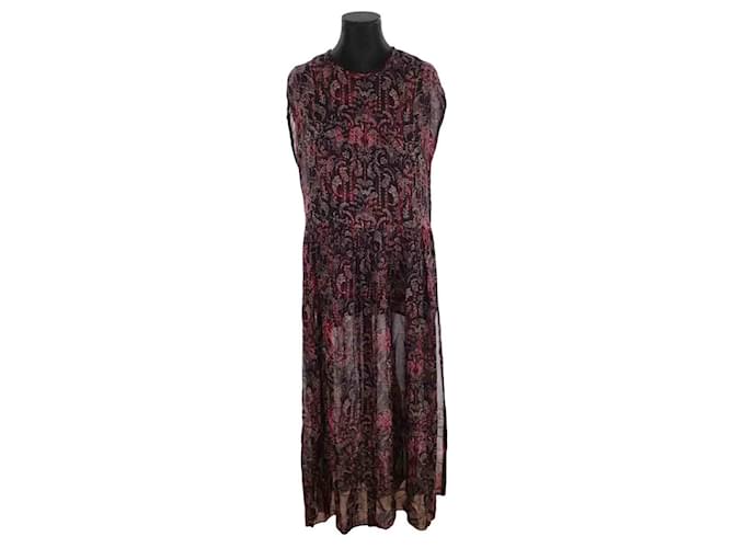 Iro Bordeaux dress Dark red Polyester  ref.1382660