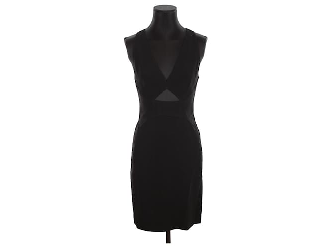 Stella Mc Cartney Schwarzes Kleid Polyester  ref.1382662