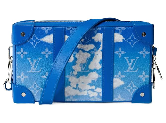 LOUIS VUITTON Tasche aus blauem Leder – 101904  ref.1382761