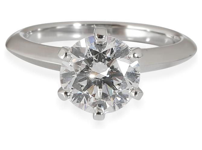 Anel de noivado de diamante Tiffany & Co. em platina H VS1 1,79 CTW  ref.1382772