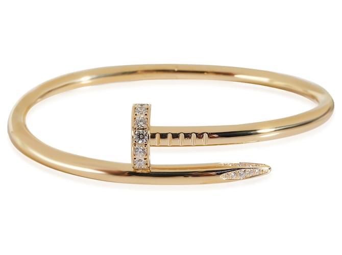 Brazalete Cartier Juste Un Clou en oro amarillo de 18 k, 0,58 CTW  ref.1382841