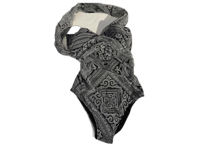 Traje de baño Gianfranco Ferré Estampado Gris y Negro Poliamida