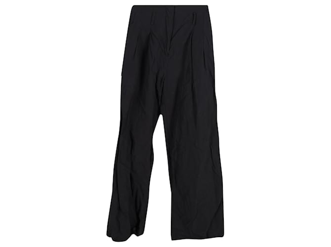 Pantaloni Ulla Johnson a gamba larga in poliestere nero  ref.1382913