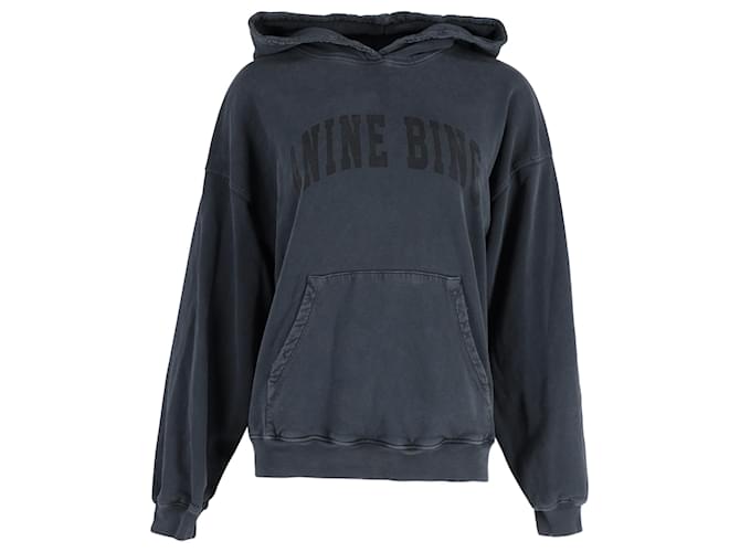 Anine Bing Harvey Sweatshirt In Grey Cotton  ref.1382945