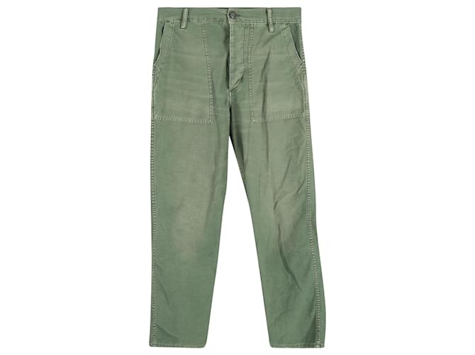 Calças utilitárias Polo Ralph Lauren em algodão verde  ref.1382946