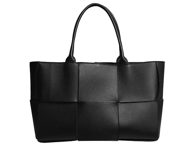 Bottega Veneta Bolsa Acro Preta Preto Couro  ref.1383110