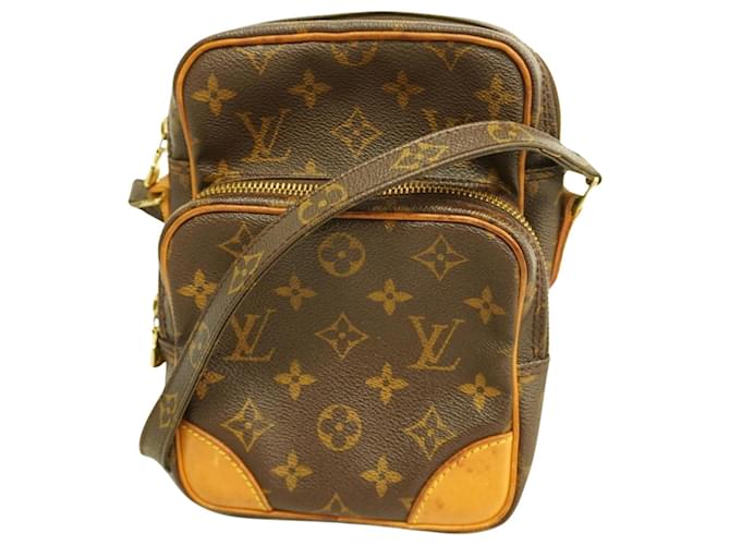 Louis Vuitton Amazon Marrone Tela  ref.1383119