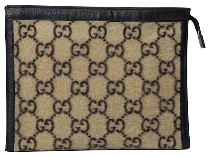 Gucci GG pattern Beige Wool  ref.1383164