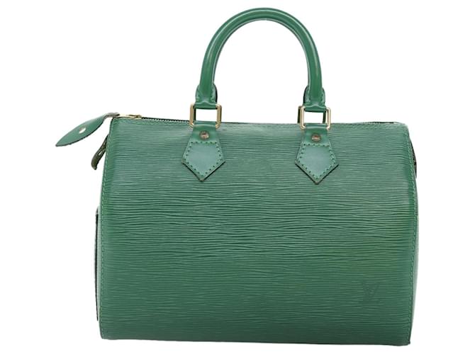 Louis Vuitton Speedy 30 Verde Lienzo  ref.1383268