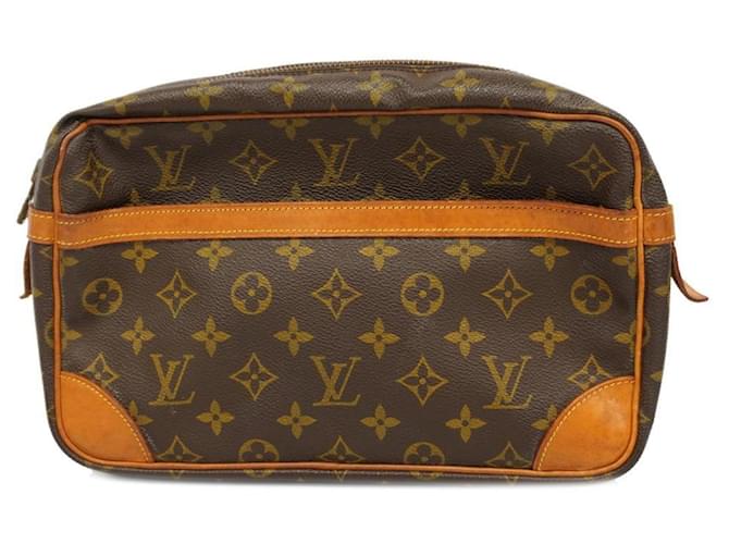 Louis Vuitton Compiègne 28 Toile Marron  ref.1383314