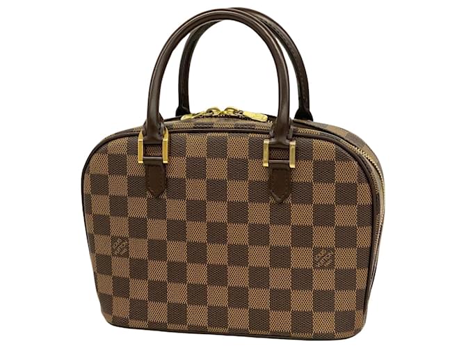 Louis Vuitton Saria Marrom Lona  ref.1383337