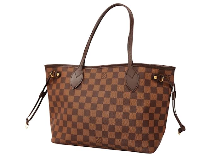 Louis Vuitton Neverfull PM Brown Leather  ref.1383346