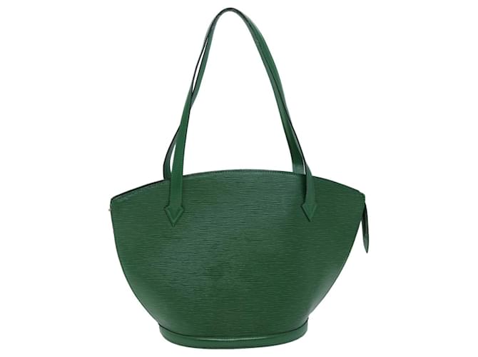 Louis Vuitton Saint Jacques Verde Couro  ref.1383384