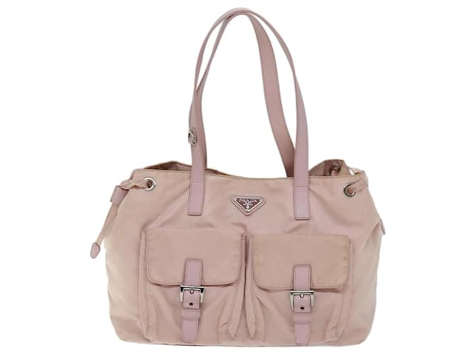 Tote Prada Tessuto Synthétique Rose  ref.1383390