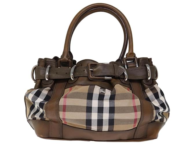 Burberry Nova Check Toile Beige  ref.1383407