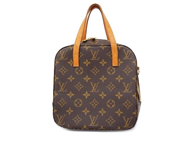 Louis Vuitton Spontini Marrom Lona  ref.1383433