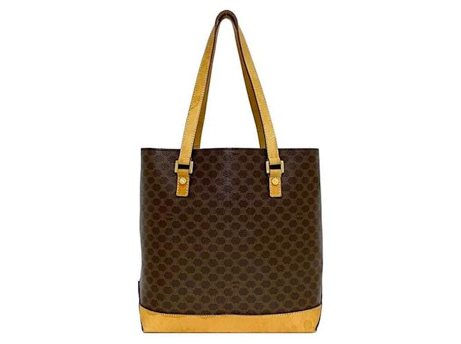 Céline Celine Macadam Marrone Tela  ref.1383461