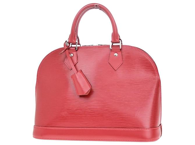 Louis Vuitton Alma Cuir Rouge  ref.1383471