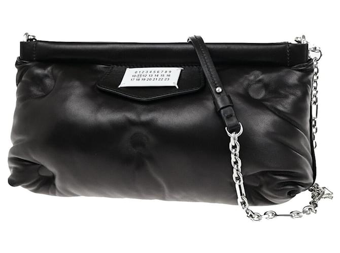 Maison Martin Margiela Glam Slam Chain Black Leather  ref.1383623