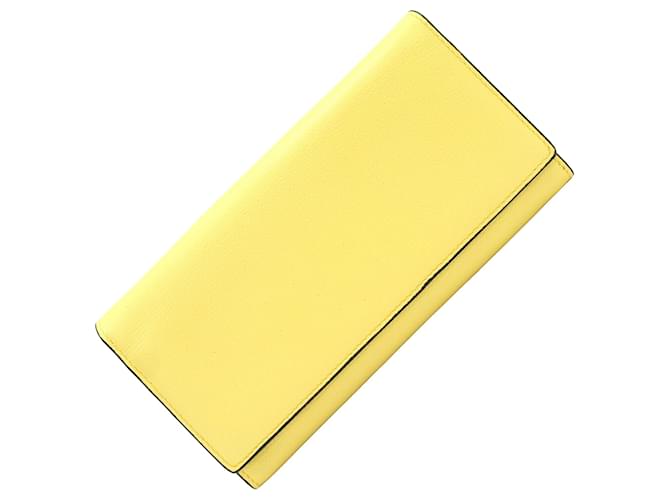 Valextra Yellow Leather  ref.1383630