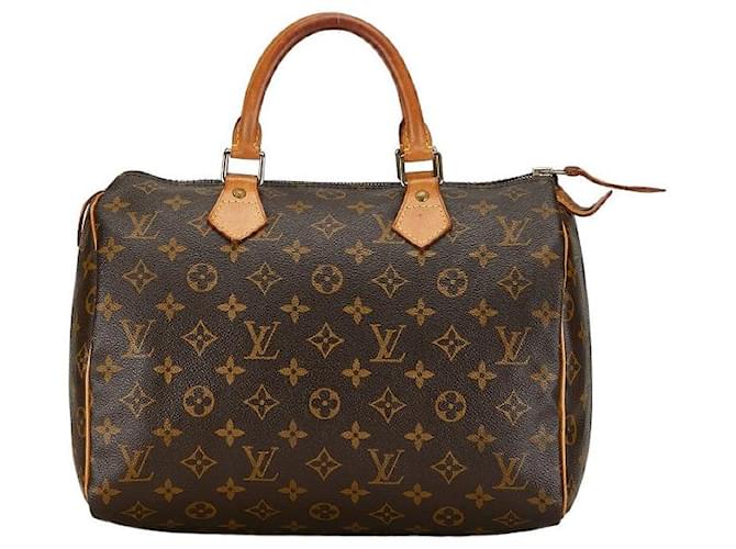 Louis Vuitton Speedy 30 Canvas Handtasche M41526 in gutem Zustand Leinwand  ref.1383636