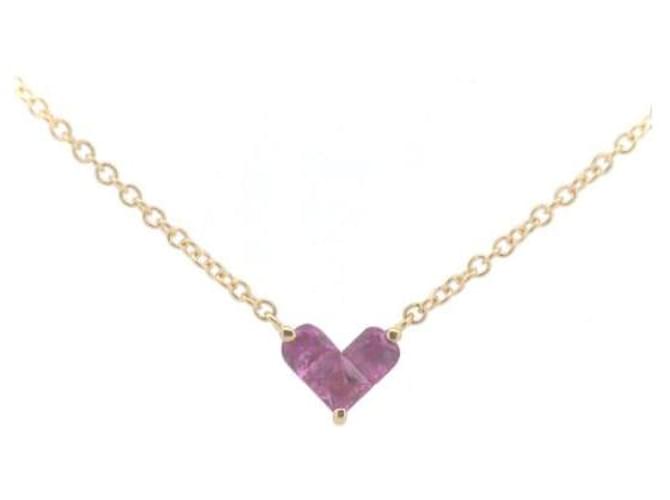 & Other Stories Other 18K Ruby Heart Necklace Metal Necklace in Excellent condition  ref.1383646