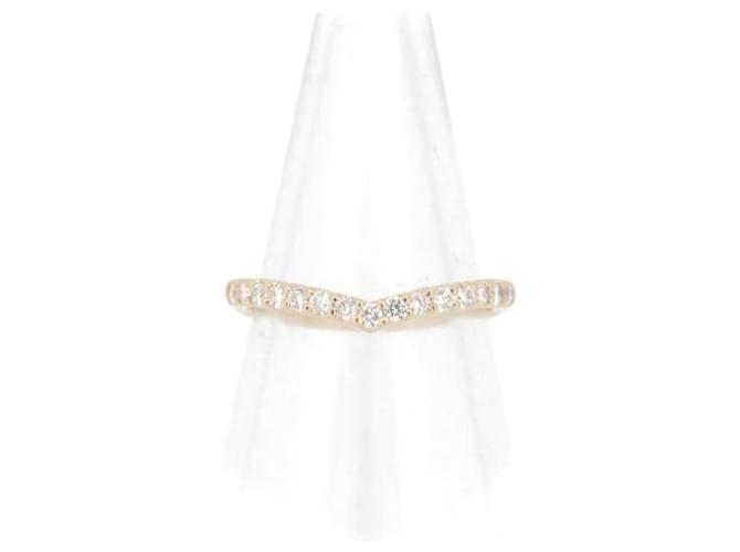 & Other Stories Altro anello curvo in metallo con diamante 18 carati in condizioni eccellenti  ref.1383660