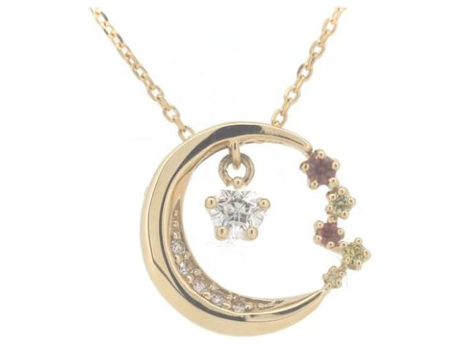 & Other Stories Collier en diamant Festaria Wish Upon a Star K18YG 0,153CT 0,04CT en excellent état Métal Doré  ref.1383680