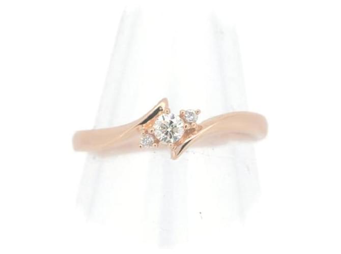 & Other Stories Bague en diamant K18PG d'occasion taille 8 en excellent état Métal Rose  ref.1383681