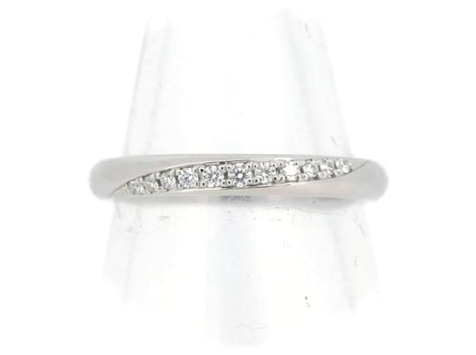 & Other Stories [LuxUness] Anillo de metal con anillo de diamantes Lazare de platino en excelentes condiciones  ref.1383682