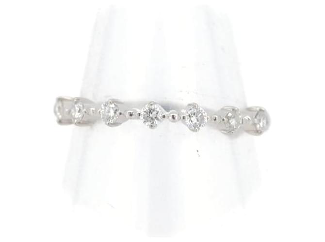 & Other Stories Anillo de diamante Vendome Aoyama PT900 0.23CT Tamaño 11 en excelente estado Plata Metal  ref.1383686