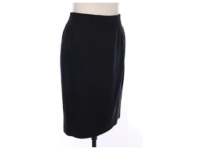 Luisa Spagnoli elegant Skirt in Black Cotton  ref.1383711