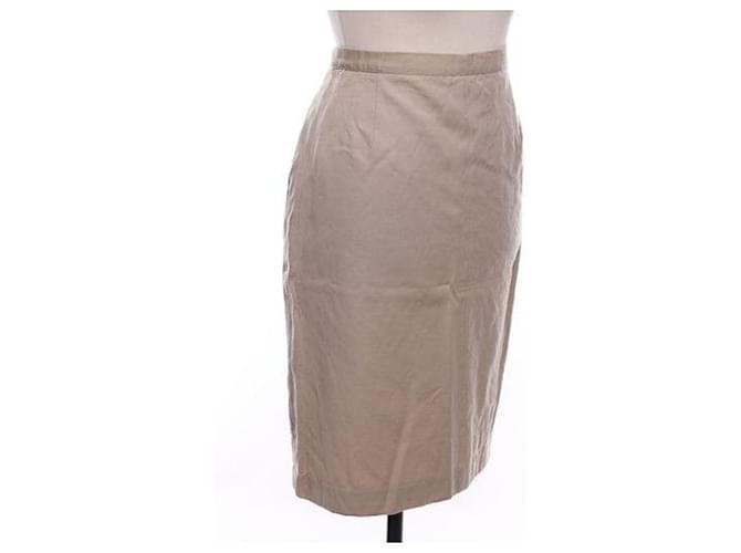 Gonna elegante Luisa Spagnoli in beige Cotone  ref.1383718