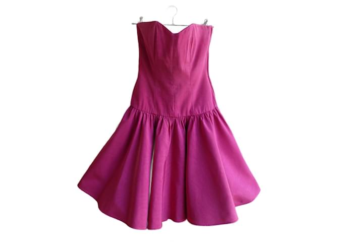 Dior Kleider Pink Acetat  ref.1383720