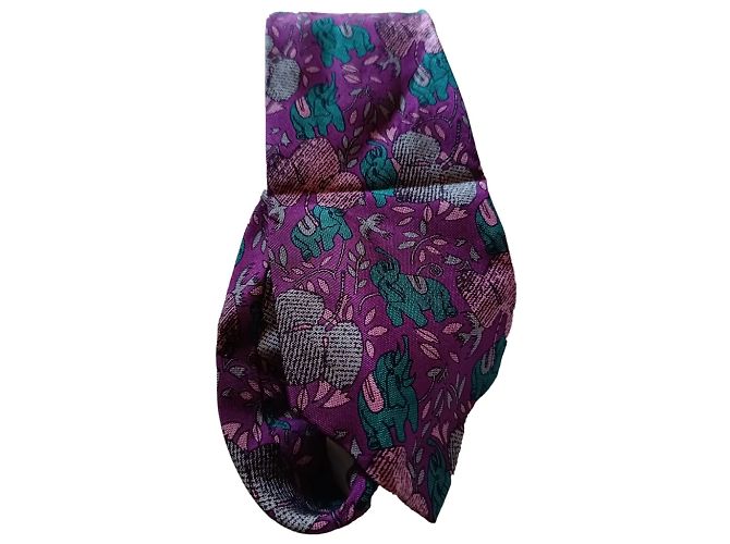 Hugo Boss Seidenkrawatte Lila