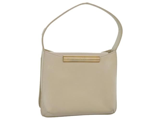 Bolsa de mão GIVENCHY em couro branco Auth bs14154  ref.1383806