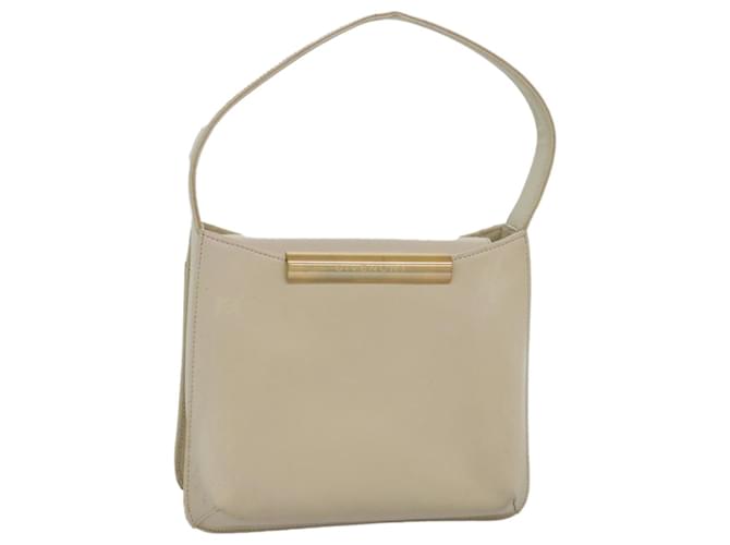 GIVENCHY Hand Bag Leather White Auth bs14154  ref.1383806