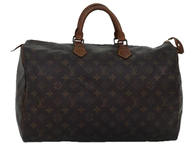 LOUIS VUITTON Monogram Speedy 40 Sac à main M41522 Auth LV 74354 Toile Monogramme  ref.1383857