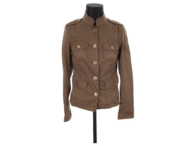 Tory Burch Cotton Jacket Khaki  ref.1383869