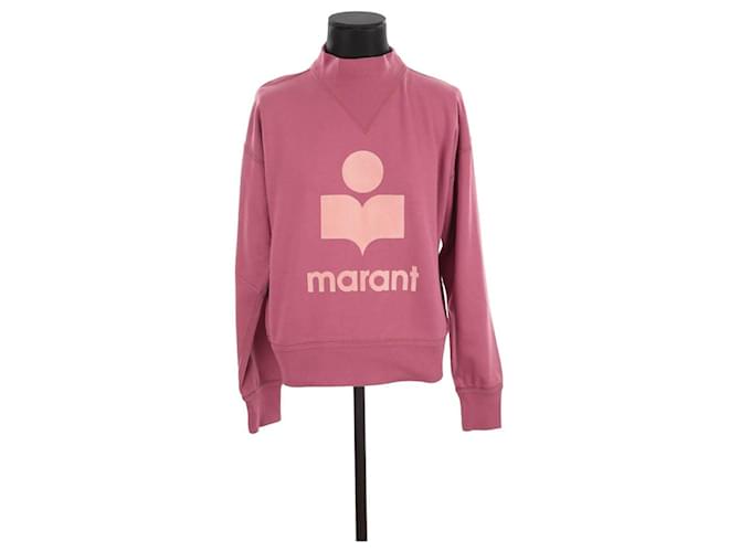 Isabel Marant Etoile Sudadera de algodon Rosa Algodón  ref.1383879